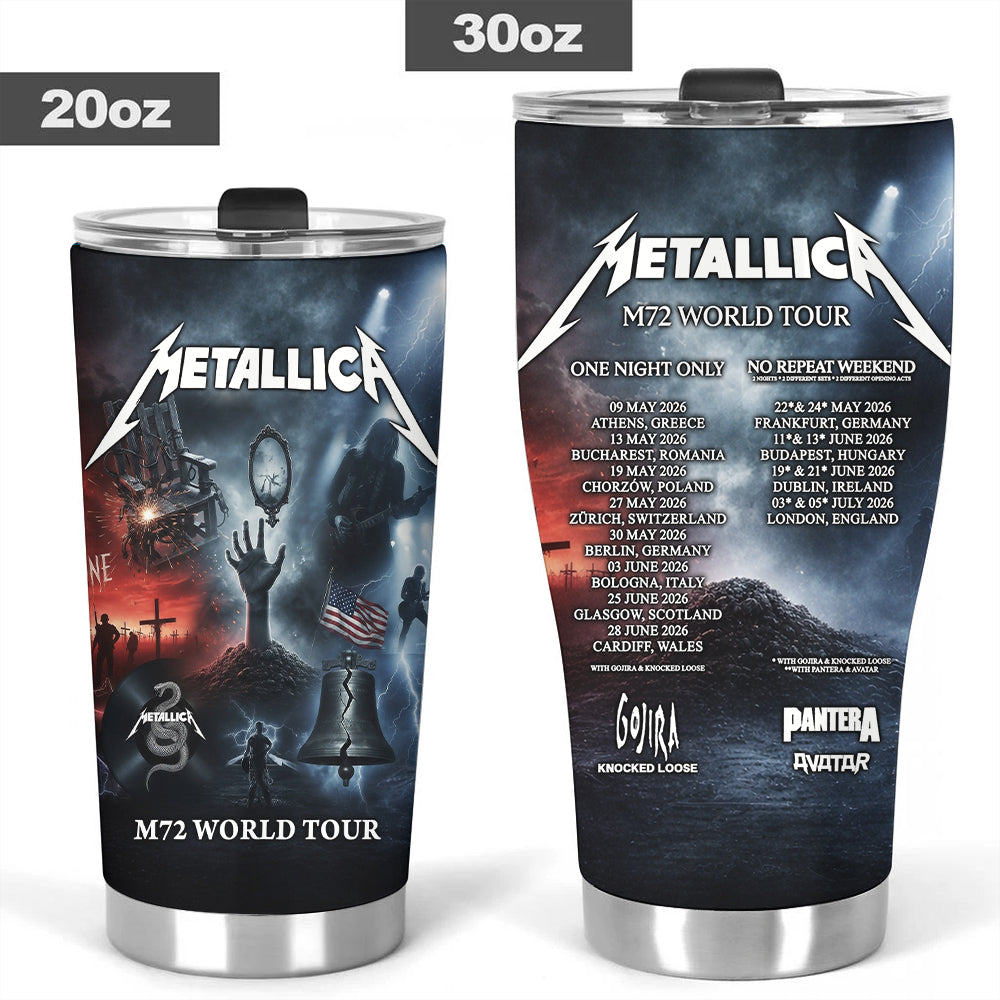 Metallica 2026 World Tour Tumbler Cup – MAITM14408