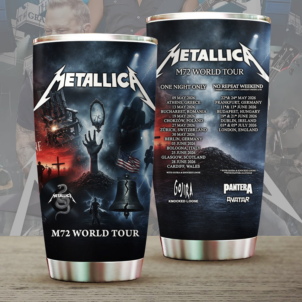 Metallica 2026 World Tour Tumbler Cup – MAITM14408