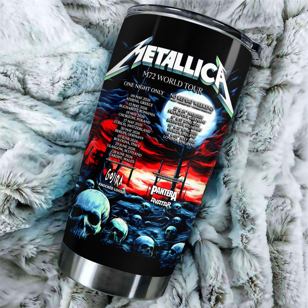 Metallica 2026 World Tour Tumbler Cup – HOATT15671