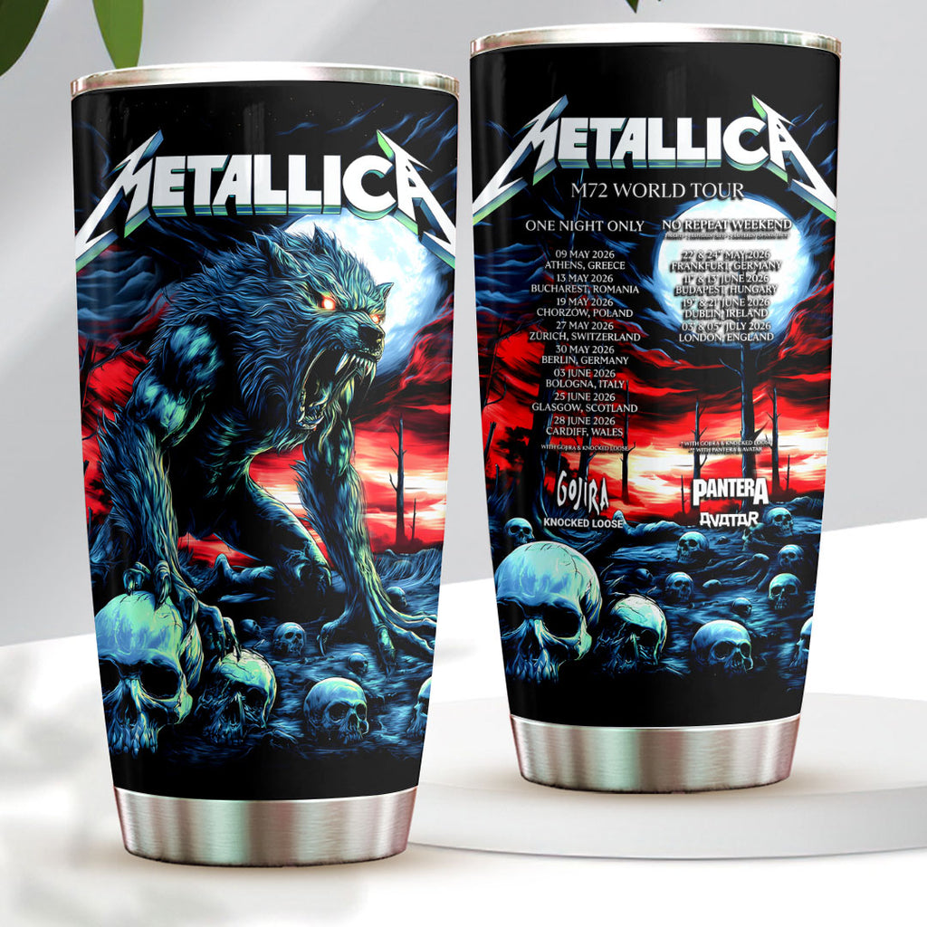 Metallica 2026 World Tour Tumbler Cup – HOATT15671