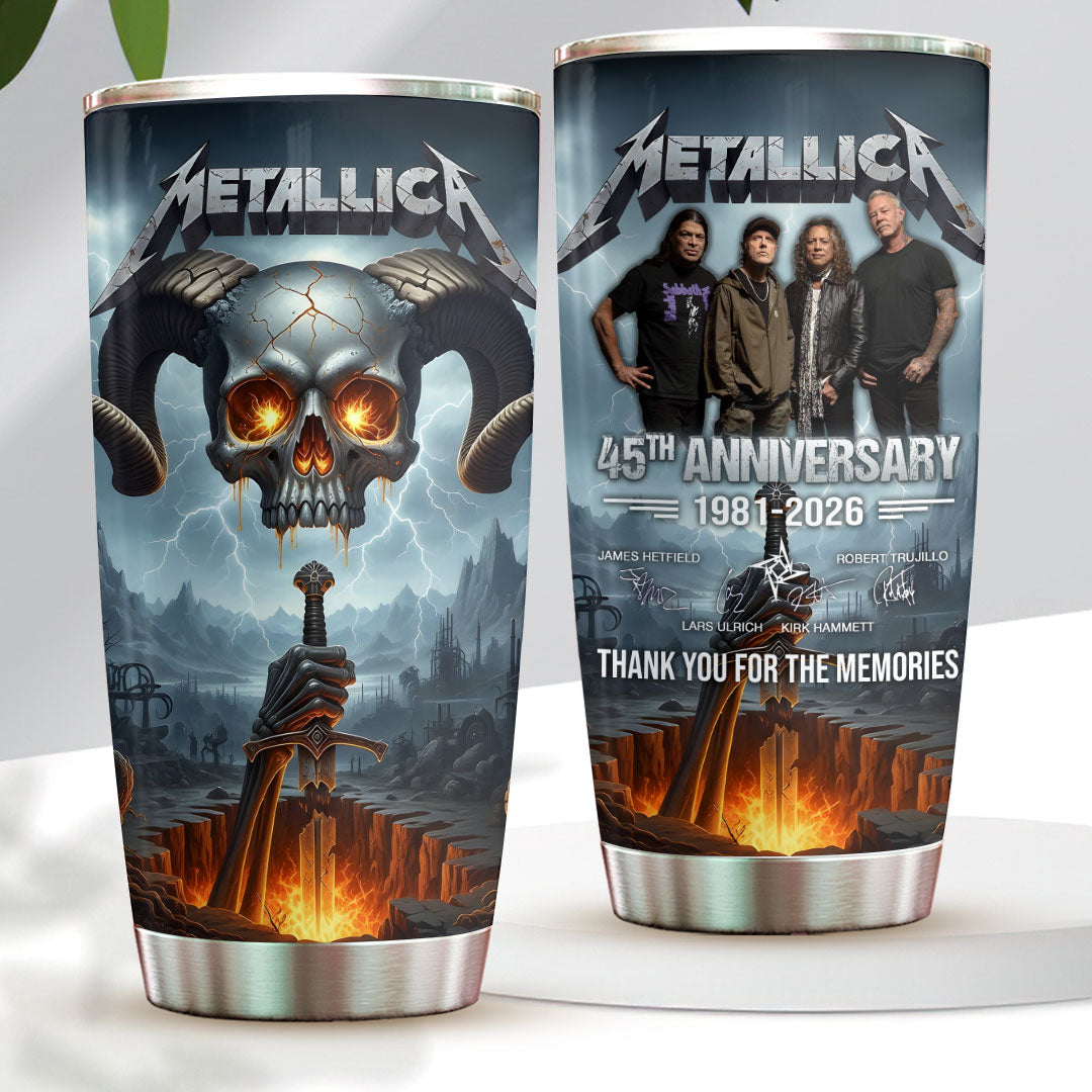 Metallica 2026 World Tour Tumbler Cup – HOATT15672