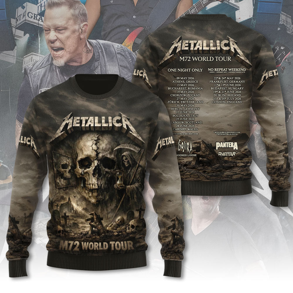Metallica 2026 World Tour 3D Apparel – MAITM14805