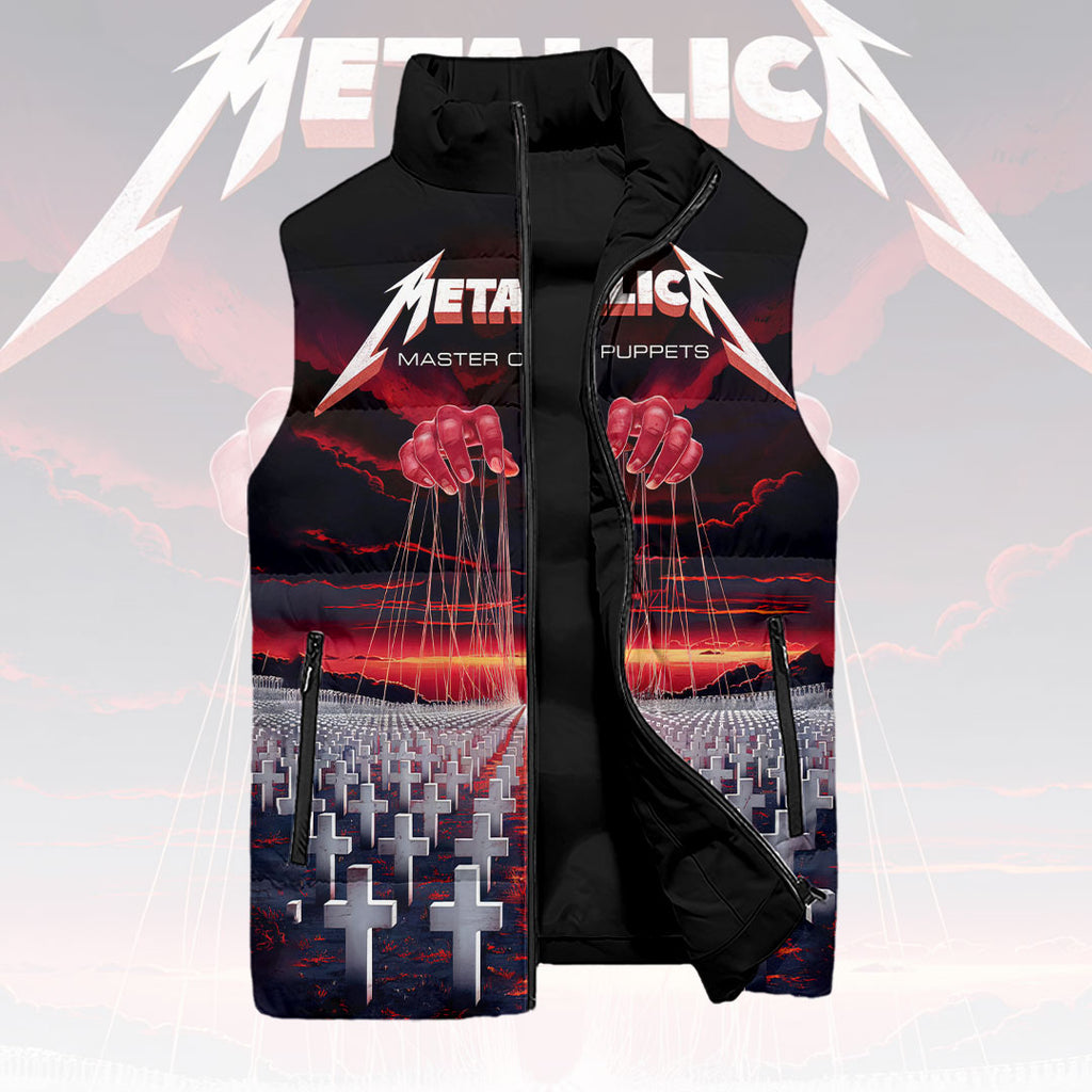 Metallica 3D Sleeveless Down Jacket – HOATT15415