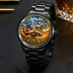Metallica 45th Anniversary Black Stainless Steel Watch – HOATT15438