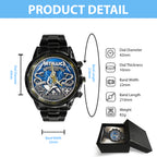 Metallica 45th Anniverssary Black Stainless Steel Watch – MAITM14685