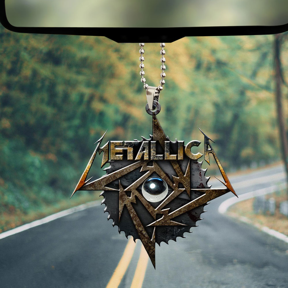 Metallica Custom Shape 1-sided Acrylic Car Ornament – MAITM 10362