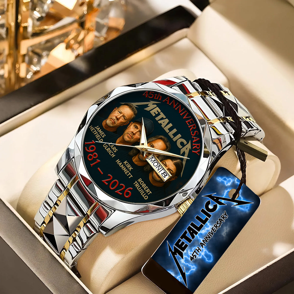 Metallica Alloy Luxury Quartz Watch – TANTN15382
