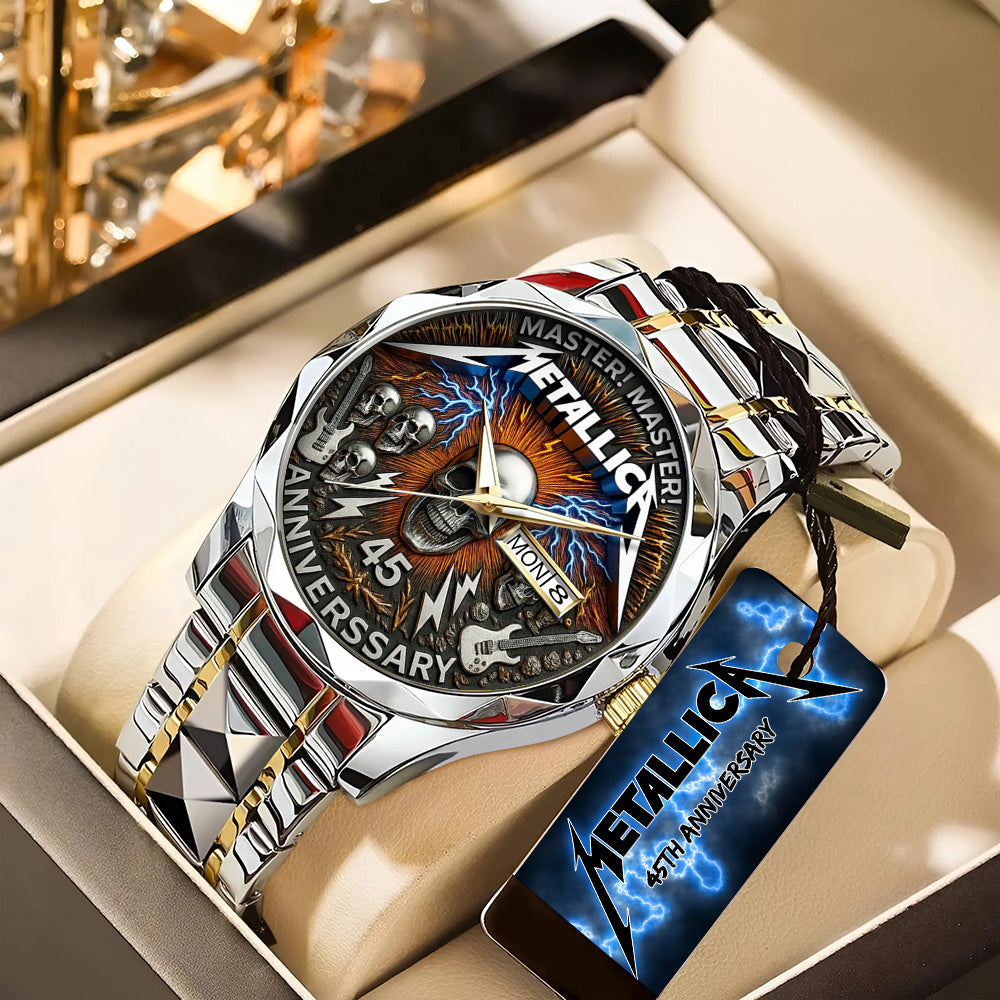 Metallica 45th Anniversary 2026 Alloy Luxury Quartz Watch – TANTN17213
