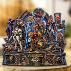 Metroid 40th Anniversary Custom Shape Acrylic Plaque – GNE8758