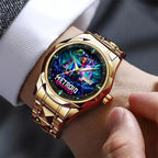 Metroid Ravenous Alloy Luxury Quartz Watch – GNE8659