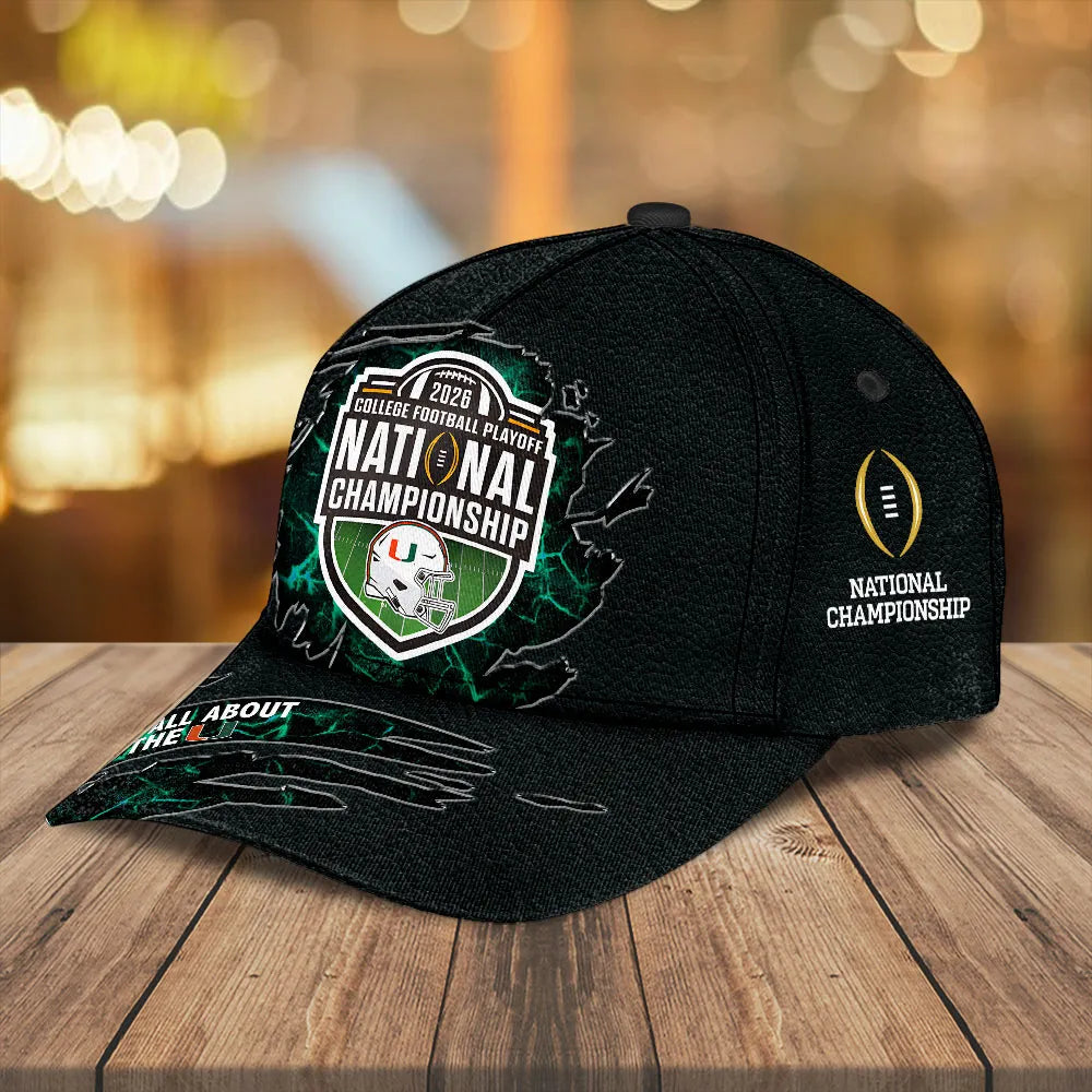 Miami Hurricanes Football Classic Cap – MAITM14451