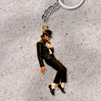 Michael Jackson Custom Shape 2-sided Keychain – HOATT21283