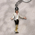 Michael Jackson Custom Shape 2-sided Keychain – HOATT21106