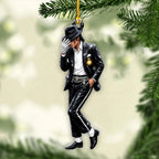 Michael Jackson Custom Shape 2-side Printed Acrylic Ornament – HOATT21208
