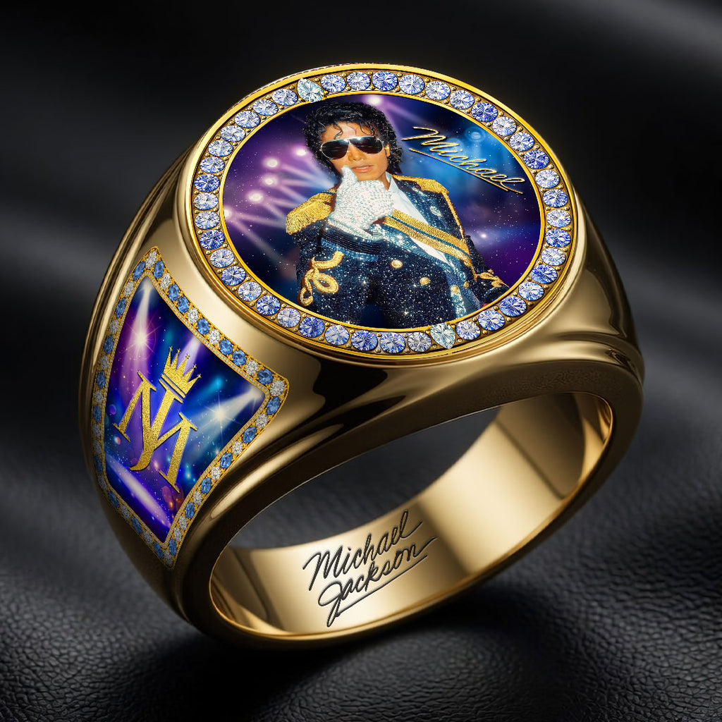 Michael Jackson 3D Engraved Ring – HOATT19284