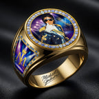 Michael Jackson 3D Engraved Ring – HOATT19284