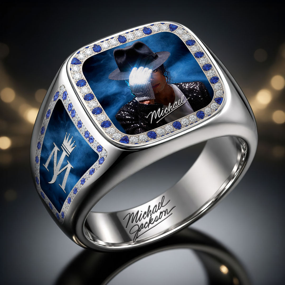 Michael Jackson 3D Engraved Ring – HOATT19285