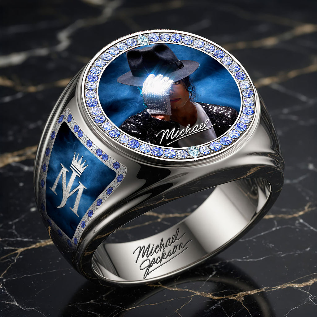 Michael Jackson 3D Engraved Ring – HOATT19285
