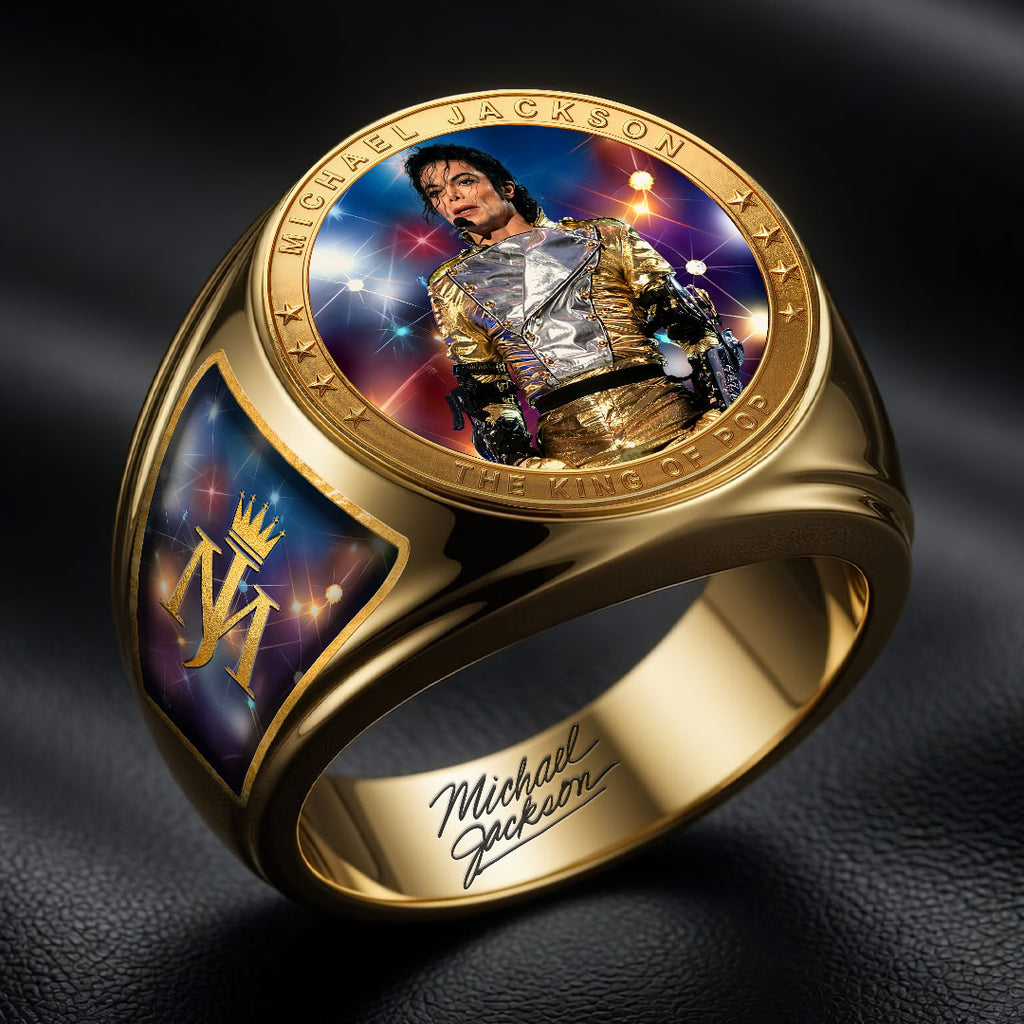 Michael Jackson 3D Engraved Ring – HOATT19319