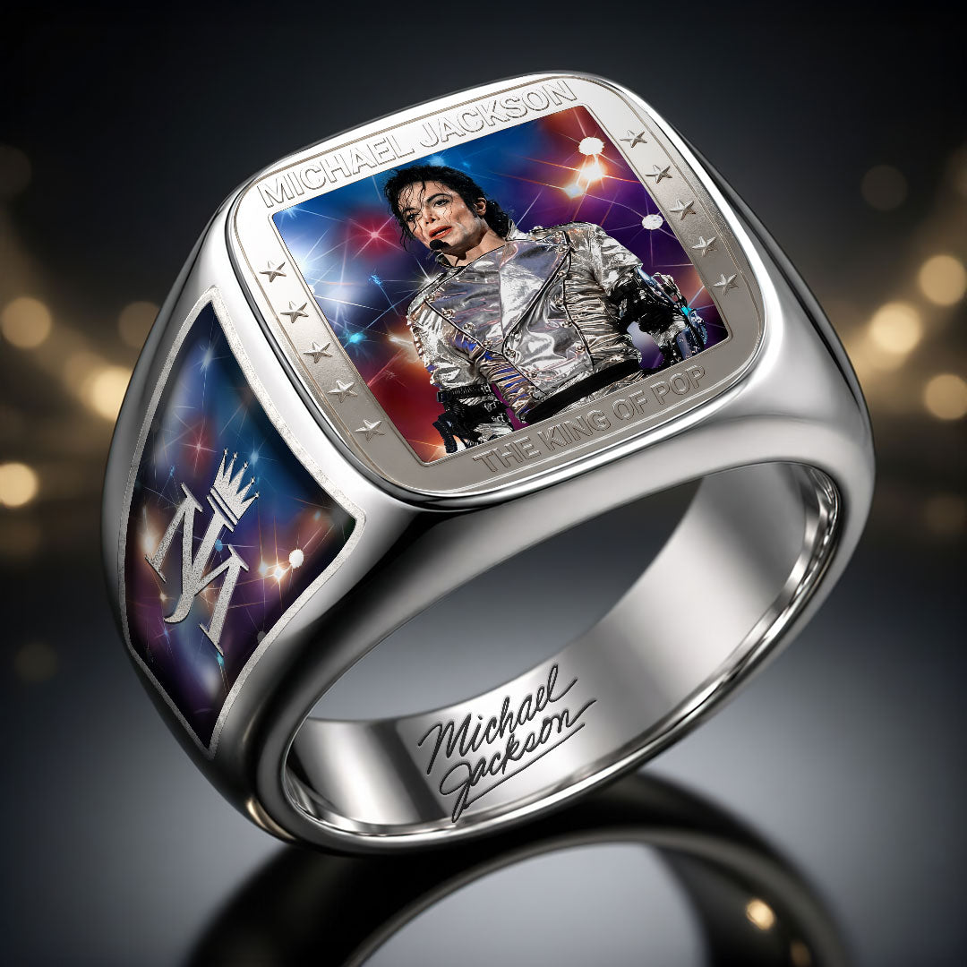 Michael Jackson 3D Engraved Ring – HOATT19319