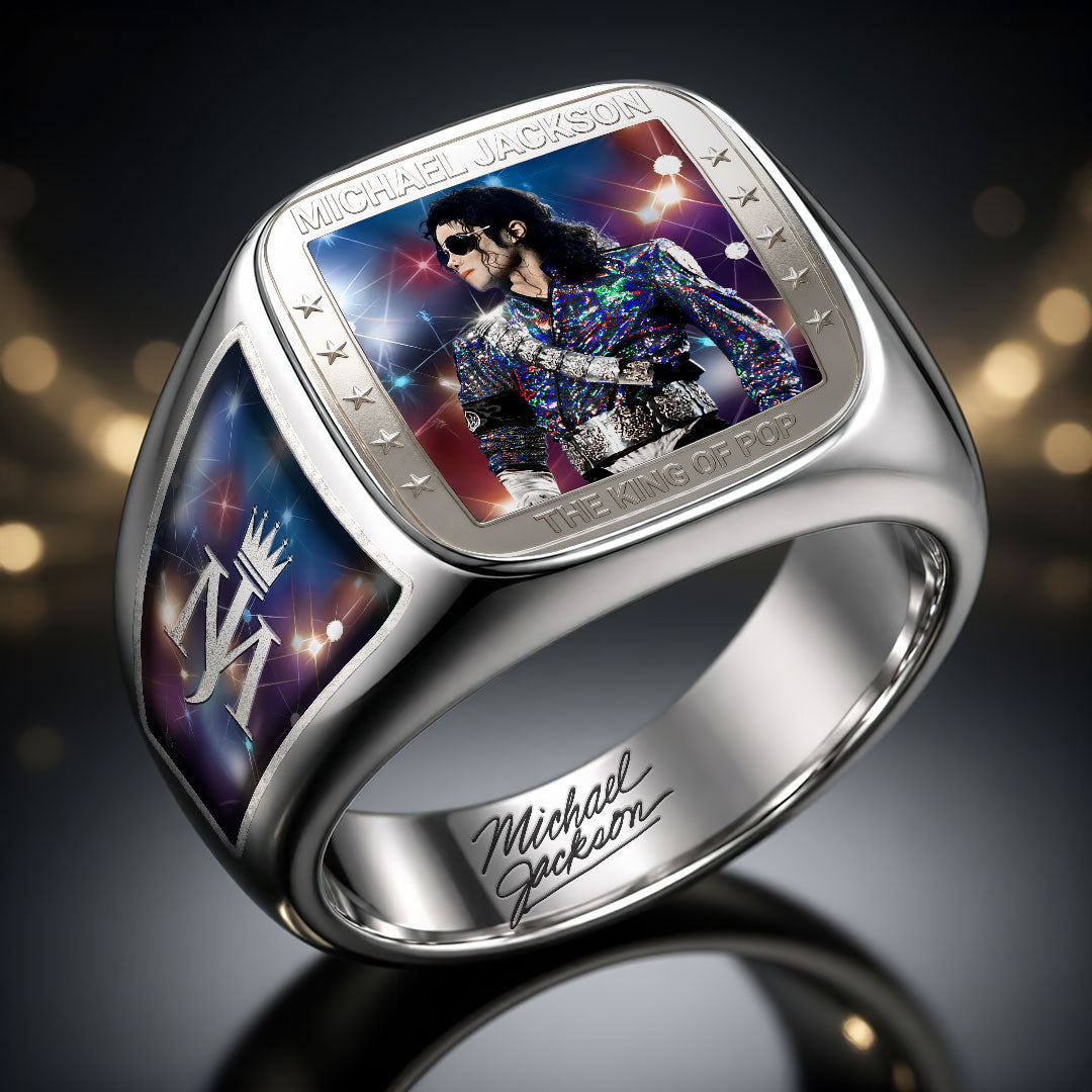 Michael Jackson 3D Engraved Ring – HOATT19366