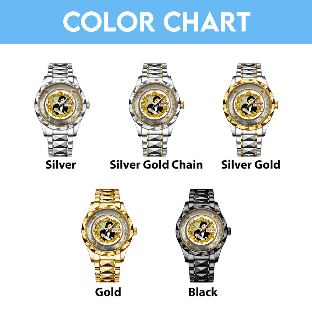Michael Jackson Alloy Luxury Quartz Watch – HOATT15263