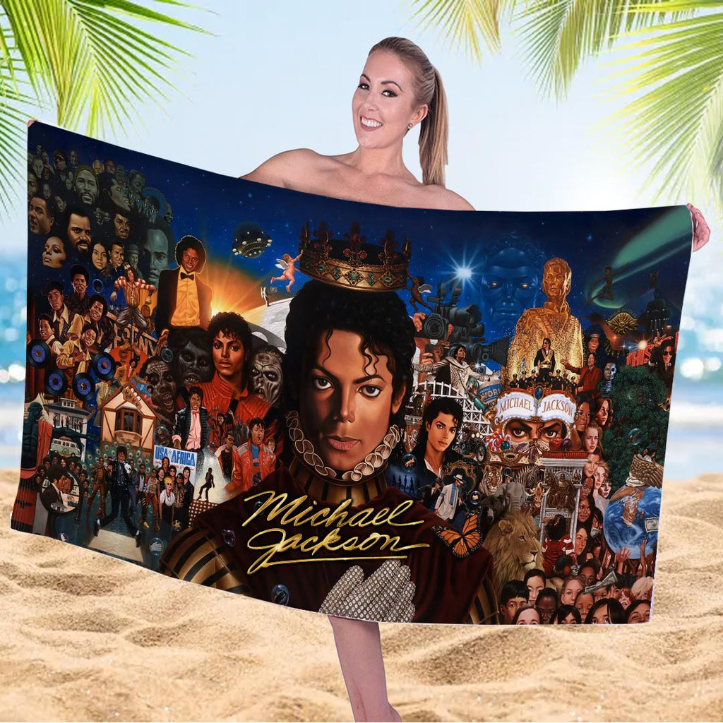 Michael Jackson Rectangle Beach Towel – HOATT17636