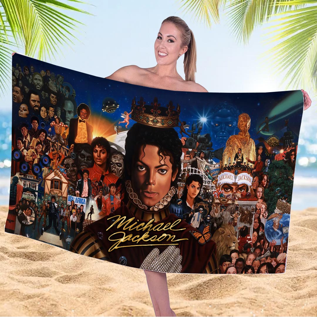 Michael Jackson Rectangle Beach Towel – HOATT17636