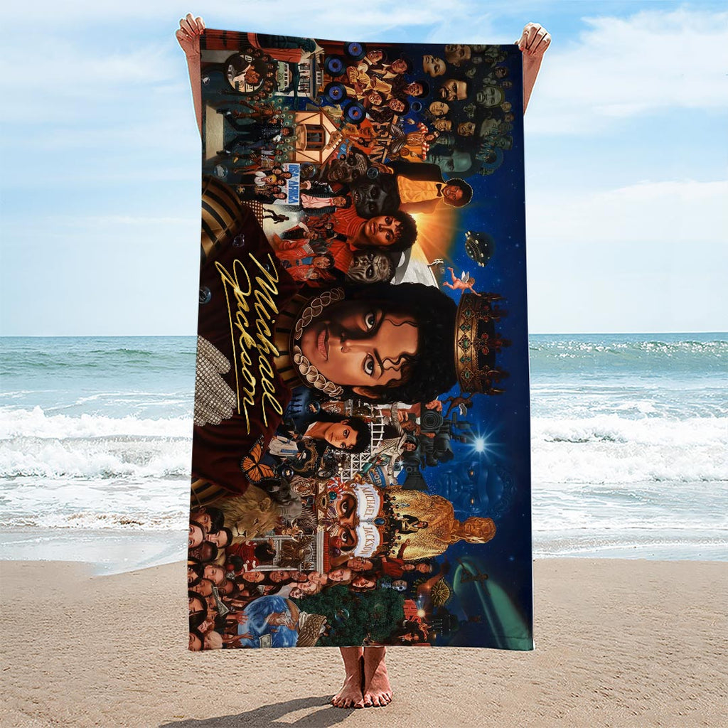 Michael Jackson Rectangle Beach Towel – HOATT17636