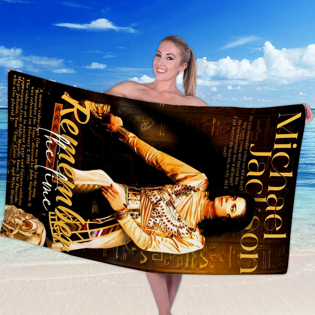Michael Jackson Rectangle Beach Towel – HOATT19196