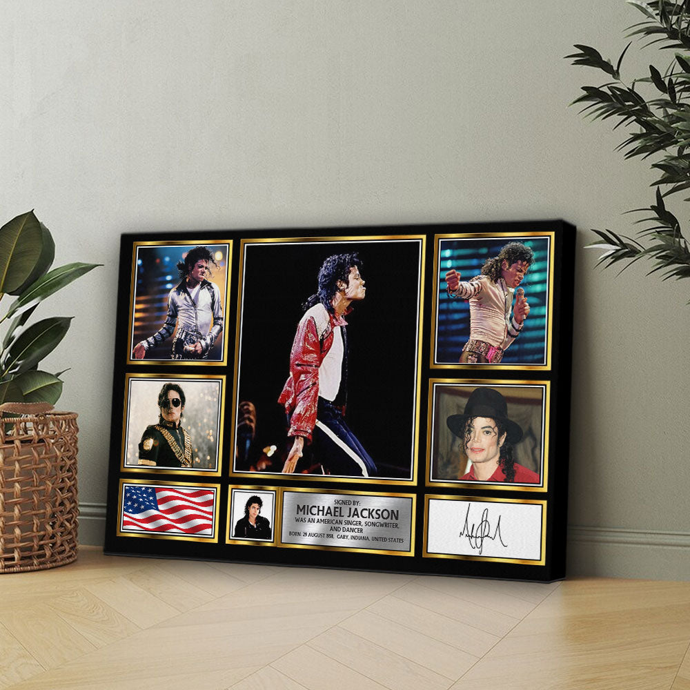 Michael Jackson Rectangle Canvas With Inner Frame – HOATT18243