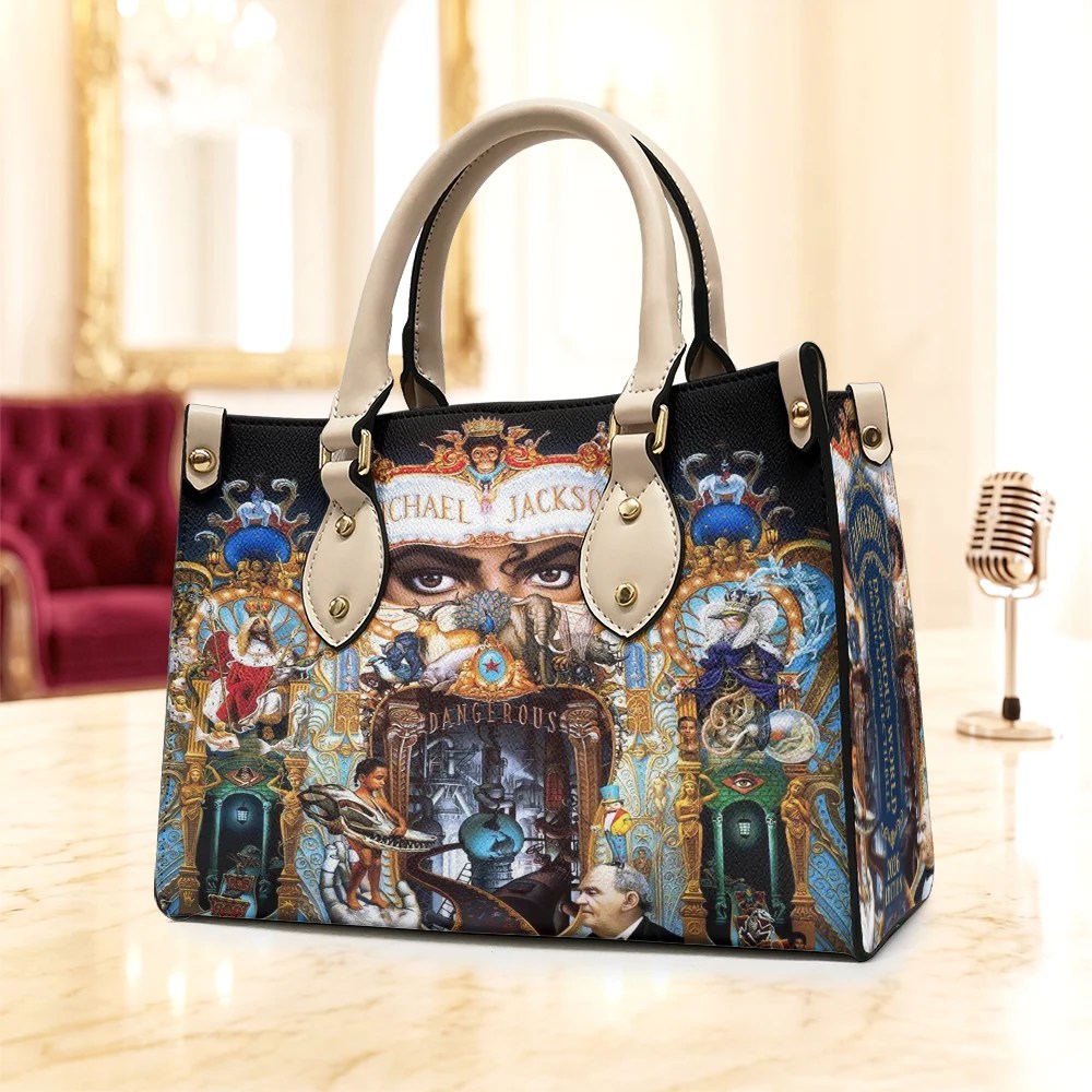 Michael Jackson Leather HandBag – TMTHU9769