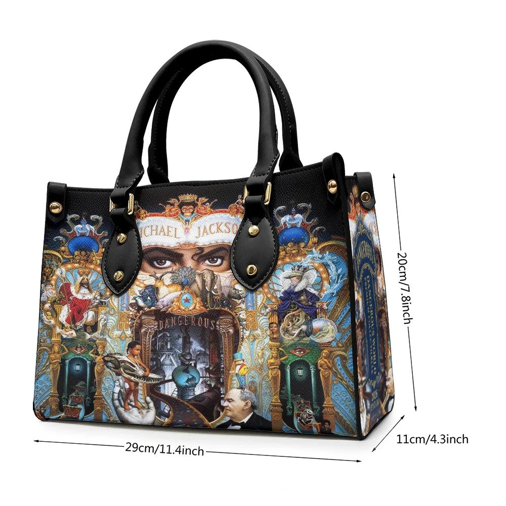 Michael Jackson Leather HandBag – TMTHU9769