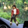Michael Jackson Custom Shape 2-sided Acrylic Car Ornament – HOATT20686