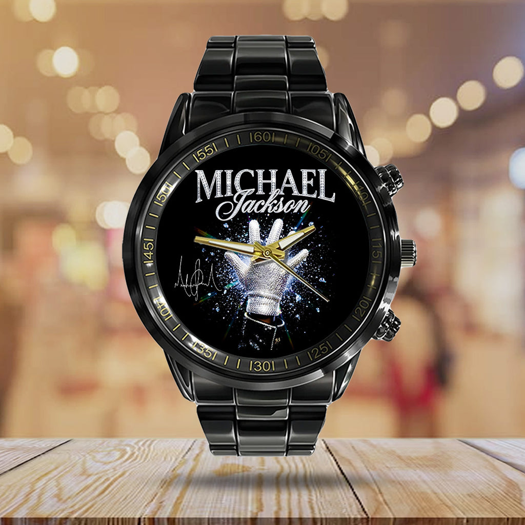 Michael Jackson Black Stainless Steel Watch – TANTN22465