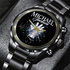 Michael Jackson Black Stainless Steel Watch – TANTN22465