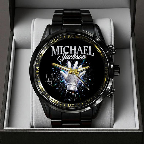 Michael Jackson Black Stainless Steel Watch – TANTN22465