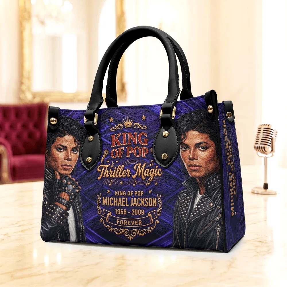 Michael Jackson Leather HandBag – TMTHU9768