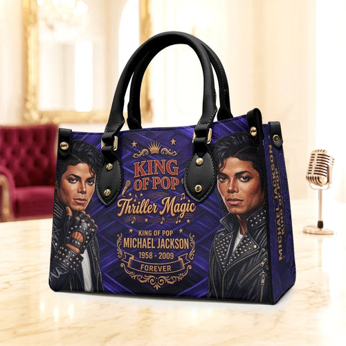 Michael Jackson Leather HandBag – TMTHU9768