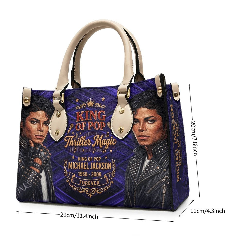 Michael Jackson Leather HandBag – TMTHU9768