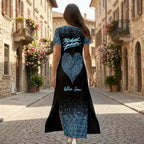 Michael Jackson Short Sleeve Maxi Dress – HOATT19790