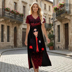 Michael Jackson Short Sleeve Maxi Dress – HOATT19862