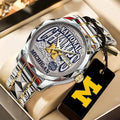 Michigan Wolverines 2026 Men's Basketball National Champions Alloy Luxury Quartz Watch – TANTN22352