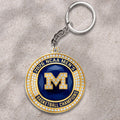 Michigan Wolverines 2026 Men's Basketball National Champions Custom Shape 2-sided Keychain – HOATT17381