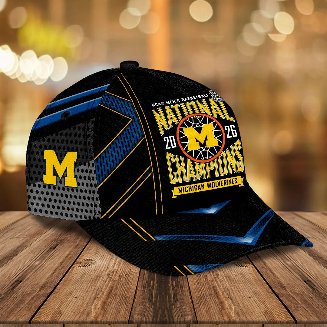 Michigan Wolverines 2026 Men's Basketball National Champions Classic Cap – HOATT17368