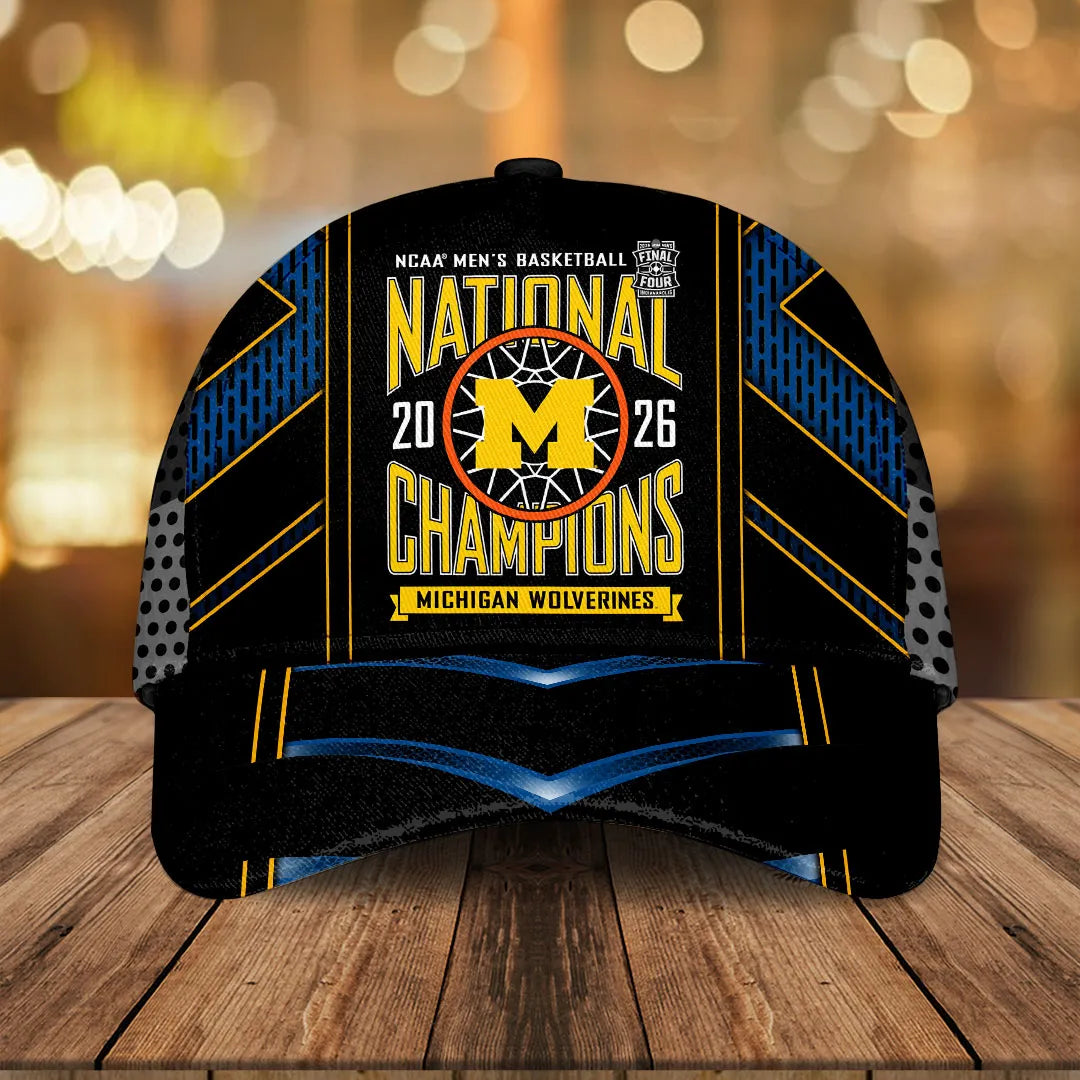 Michigan Wolverines 2026 Men's Basketball National Champions Classic Cap – HOATT17368