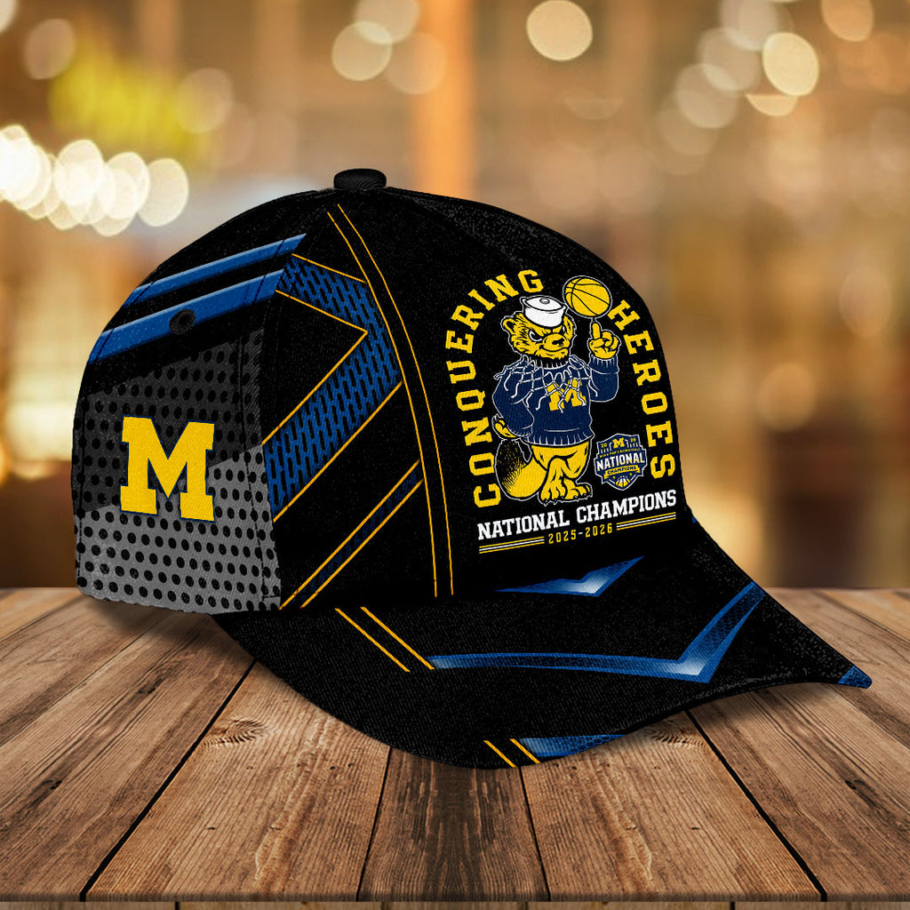 Michigan Wolverines 2026 Men's Basketball National Champions Classic Cap – HOATT17387