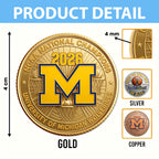 Michigan Wolverines 2026 Men's Basketball National Champions Commemorative Coin – HOATT17509