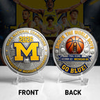 Michigan Wolverines 2026 Men's Basketball National Champions Commemorative Coin – HOATT17509
