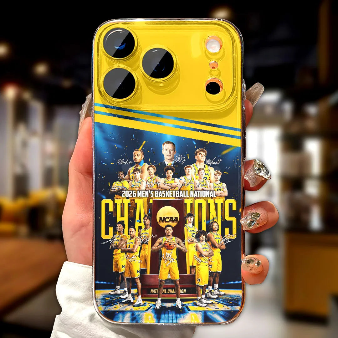 Michigan Wolverines 2026 Men's Basketball National Champions Phone Case – HOATT17340